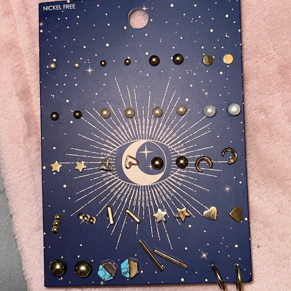 Forever 21 Gold and Silver Stud Earring Collection